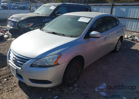 2014 Nissan Sentra Sv из США, поврежденный, VIN 3N1AB7AP7EL657801